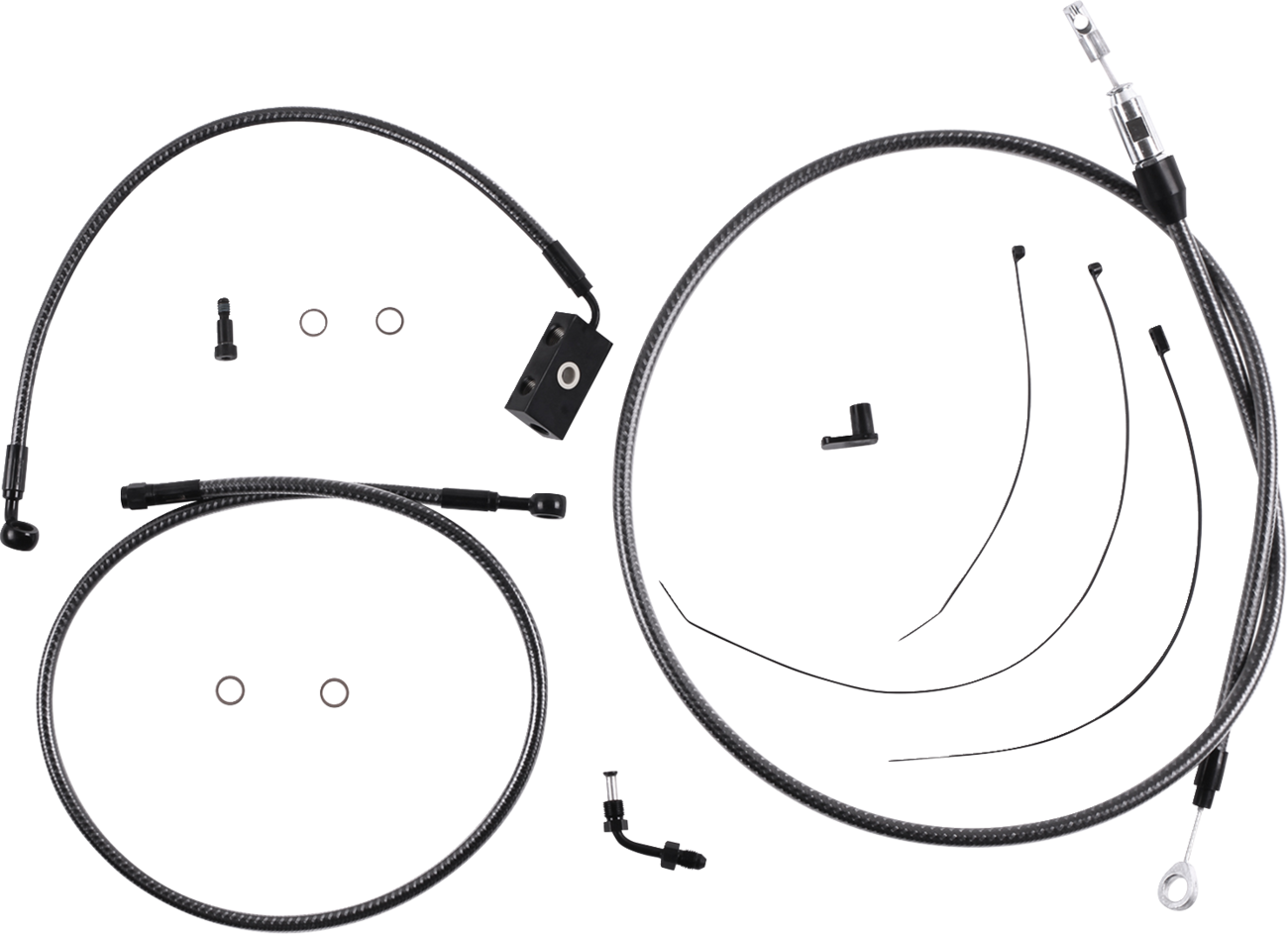 Magnum Shielding KARBONFIBR Designer Handlebar Installation Kit