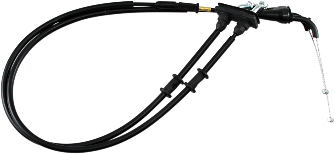Moose Offroad Black Vinyl Throttle Cable
