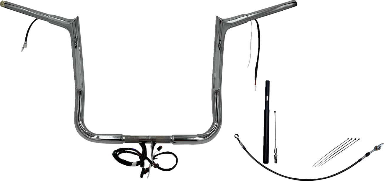 Fat Baggers Inc. EZ Install Wired 1-1/2" Flat Top Handlebar Kit