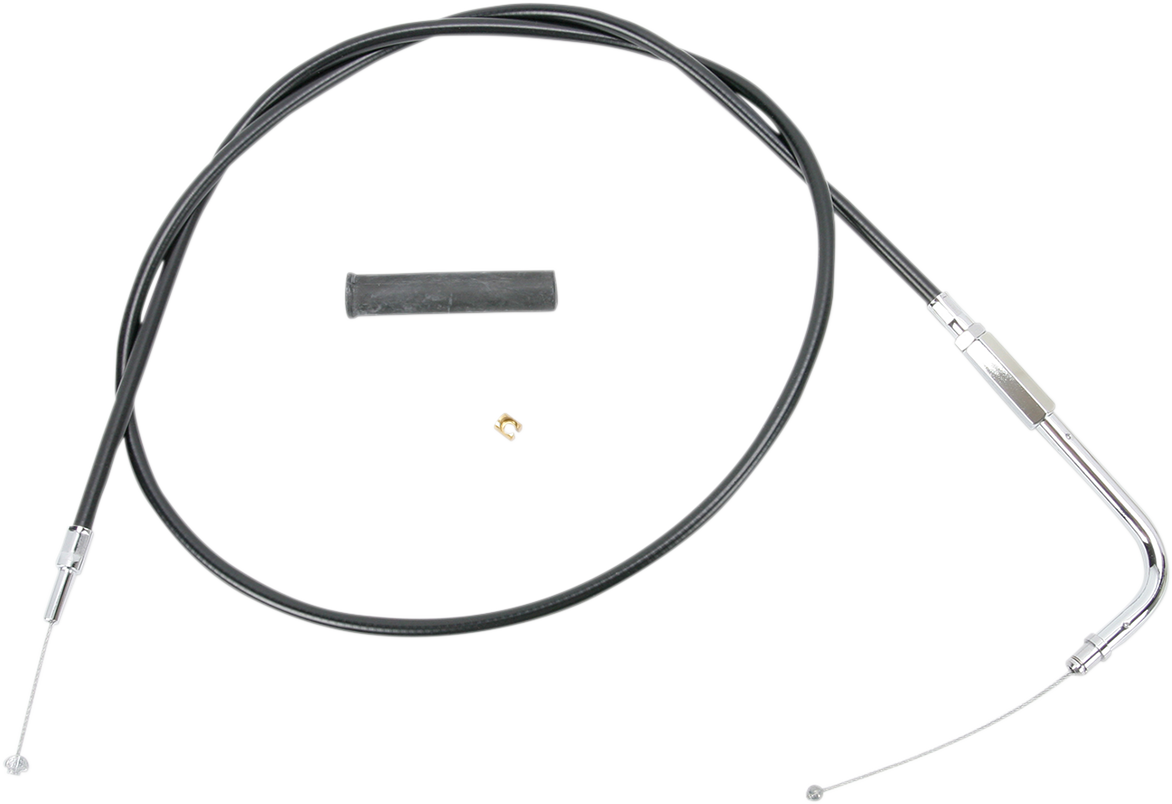 Drag Specialties Black Vinyl Throttle Cable
