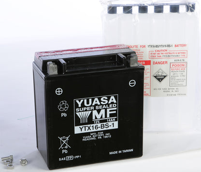 YUASA AGM Maintenance Free Battery