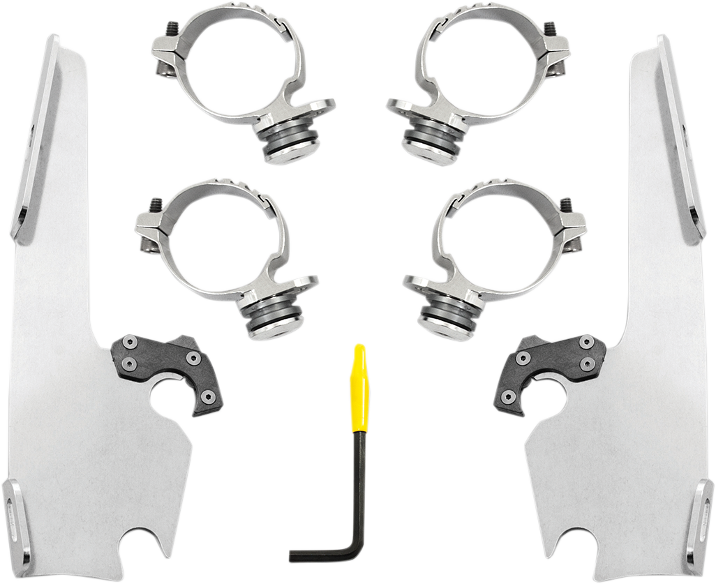 Memphis Shades Fats/Slim Windshield Trigger Lock Complete Mount Kit