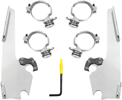Memphis Shades Fats/Slim Windshield Trigger Lock Complete Mount Kit