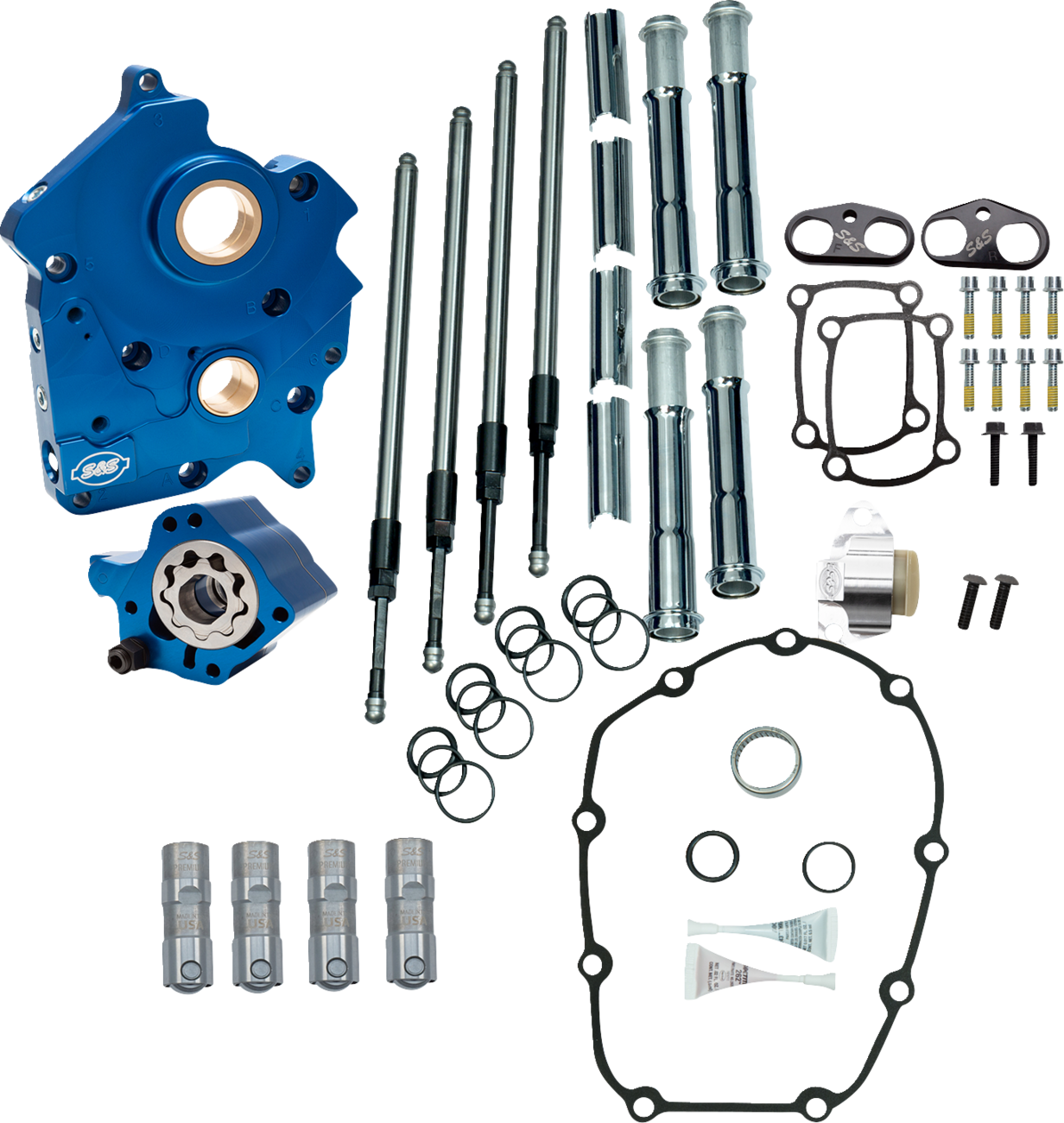 S&S Cycle Cam Chest Kit without Cams for Chain Drive M8