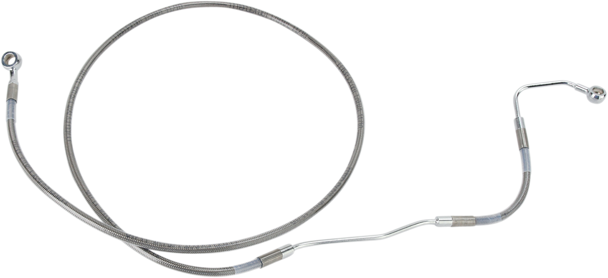 Drag Specialties Extended Length Stainless Steel Brake Line Kit