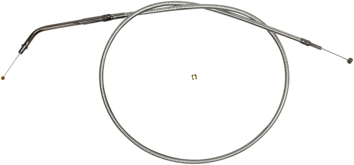 Magnum Shielding Sterling Chromite II Braided Throttle Cable for Harley-Davidson