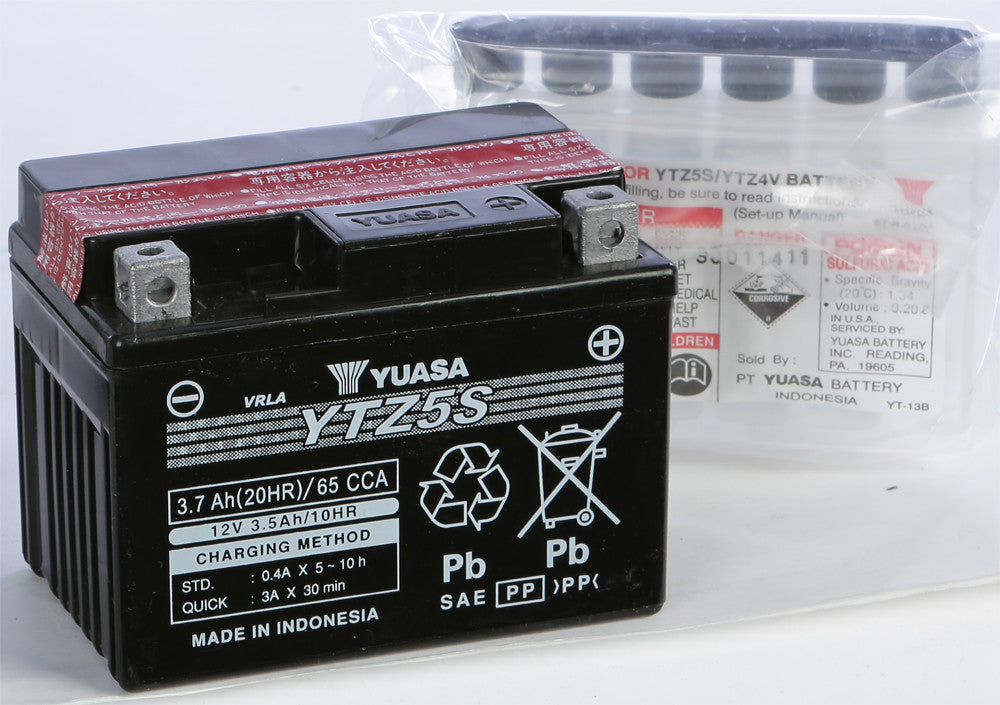 YUASA AGM Maintenance Free Battery