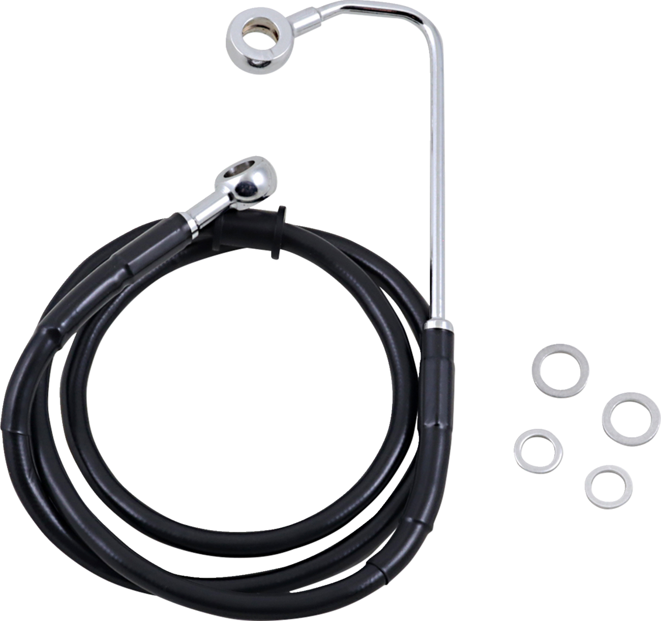 Drag Specialties Extended Length Stainless Steel Brake Line