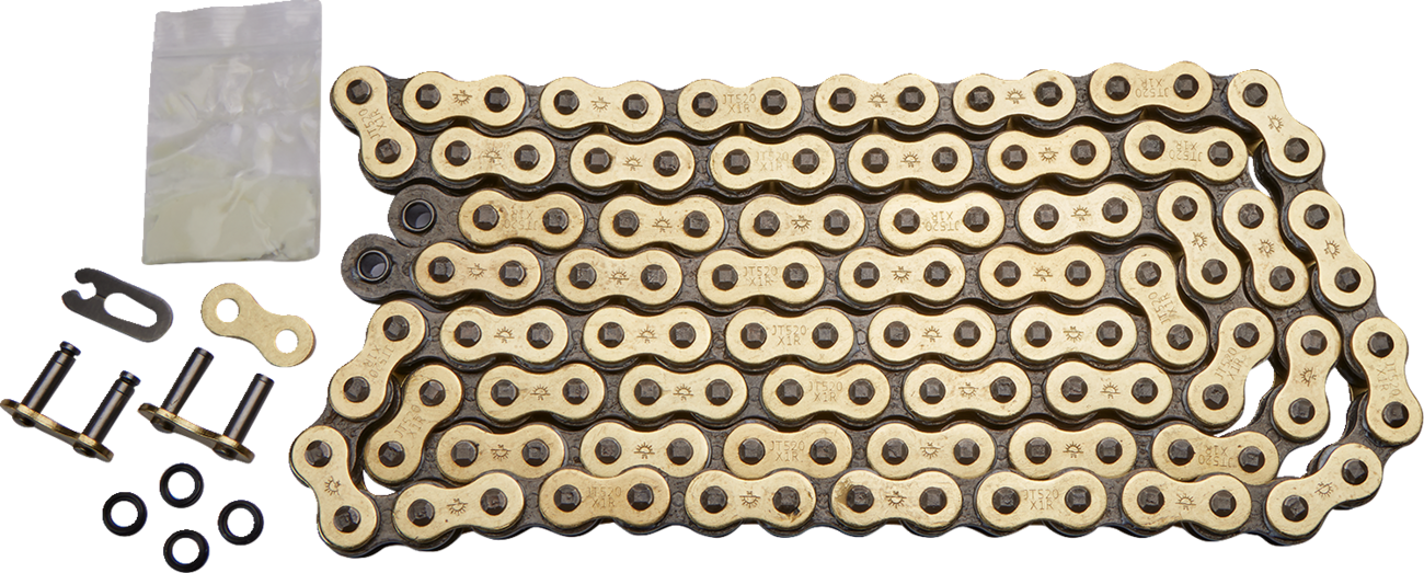 JT Chains 520 X1R Heavy Duty X-Ring Sealed Drive Chain
