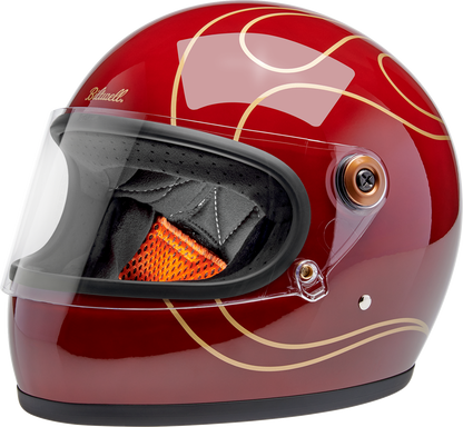 Biltwell Gringo S Flames Helmet