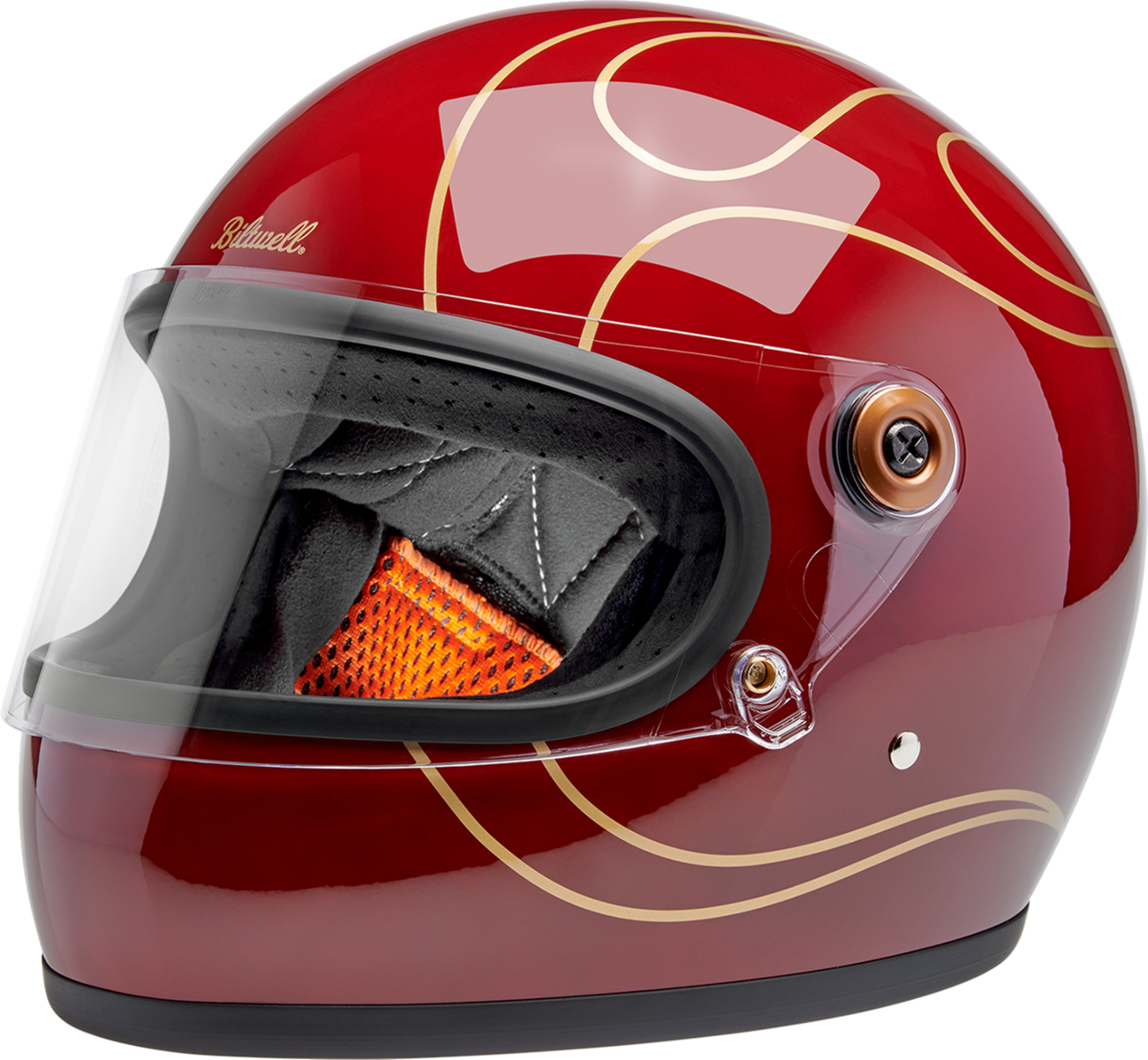 Biltwell Gringo S Flames Helmet