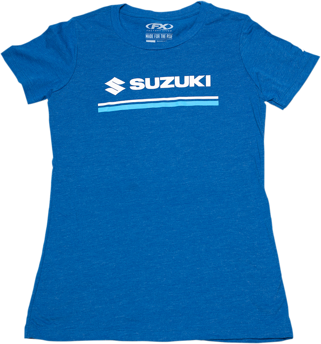 Factory Effex Women's Suzuki Stripes T Shirt