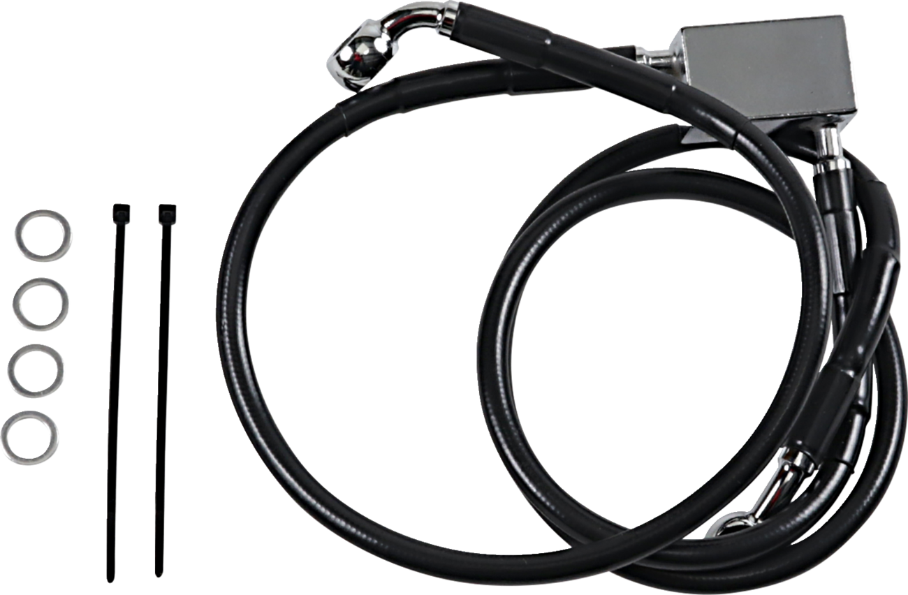 Drag Specialties Stainless Steel Brake Line Kit