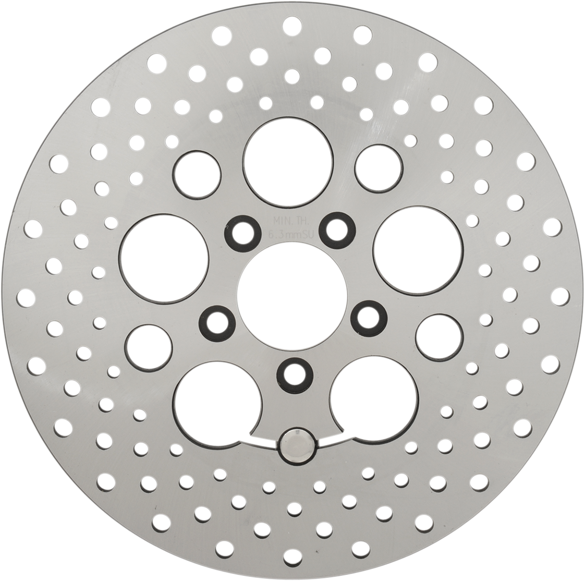 Drag Specialties Stainless Steel Drilled Brake Rotor