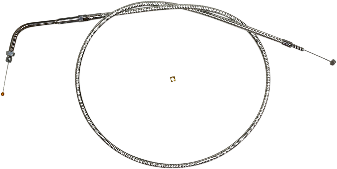 Magnum Shielding Sterling Chromite II Braided Throttle Cable for Harley-Davidson