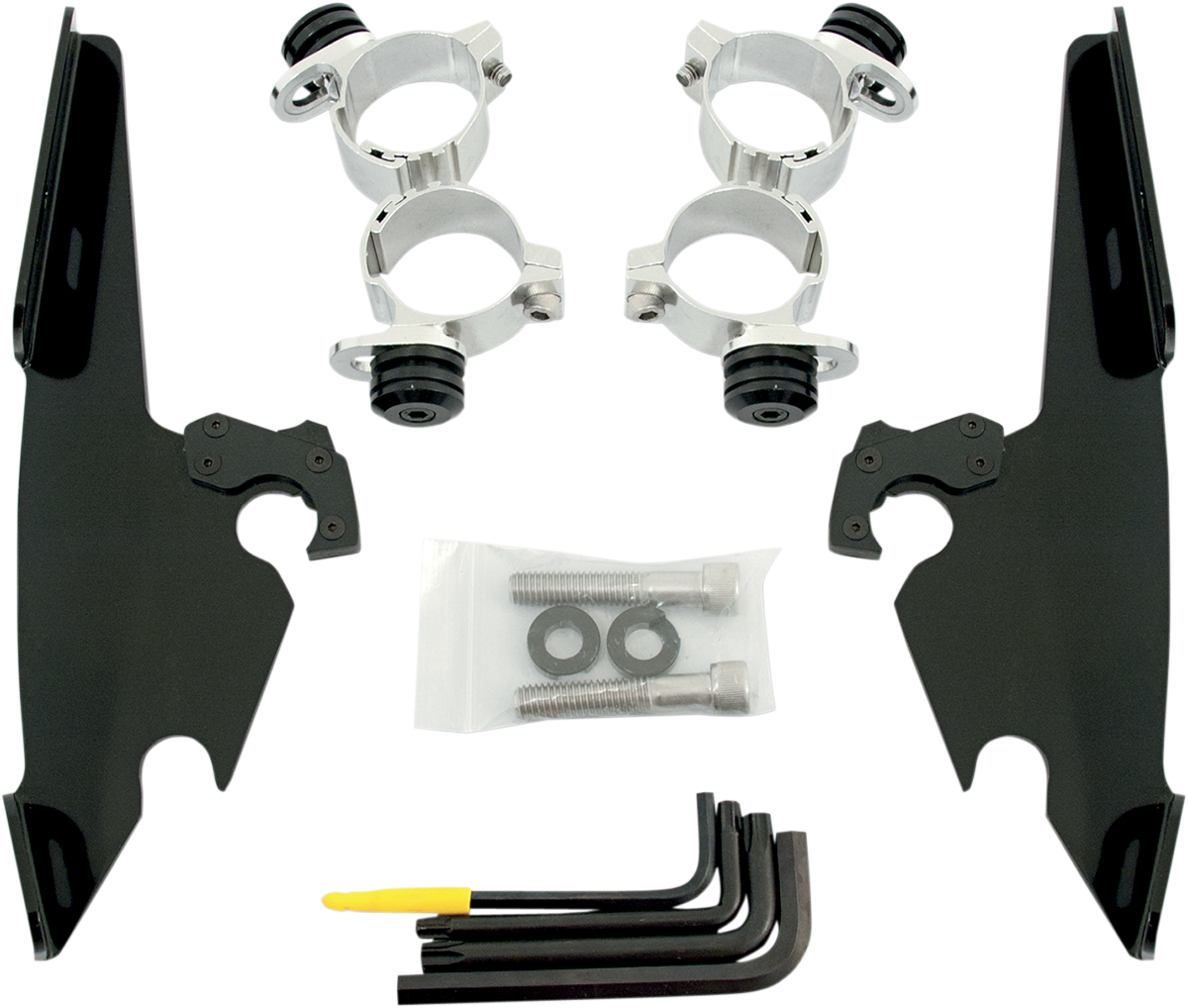 Memphis Shades Fats/Slim Windshield Trigger Lock Complete Mount Kit