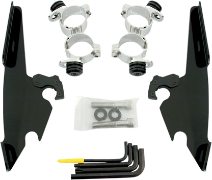 Memphis Shades Fats/Slim Windshield Trigger Lock Complete Mount Kit