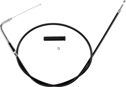 Drag Specialties Black Vinyl Idle Cable