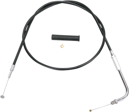 Drag Specialties Black Vinyl Throttle Cable