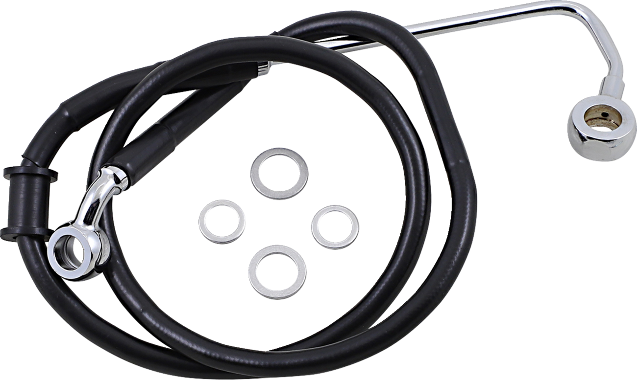 Drag Specialties Extended Length Stainless Steel Brake Line