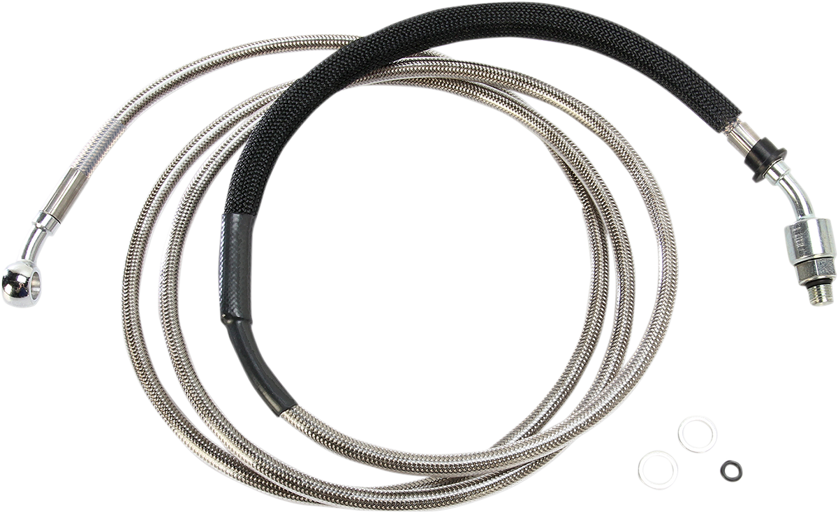 Drag Specialties Stainless Steel Hydraulic Clutch Line