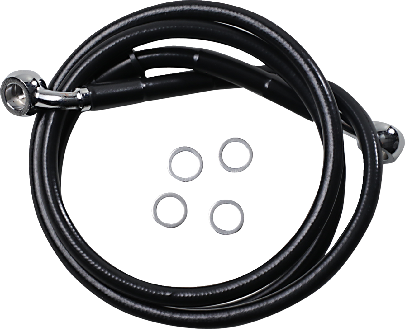 Drag Specialties Extended Length Stainless Steel Brake Line