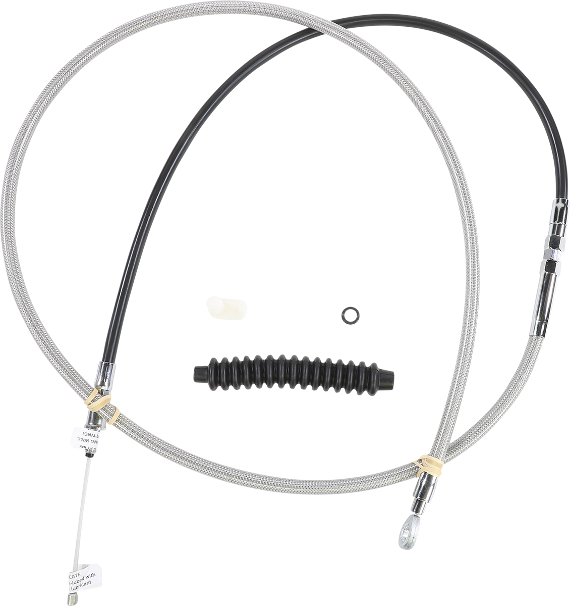 Drag Specialties High-Efficiency Braided Stainless Steel Clutch Cable