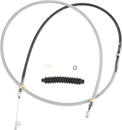 Drag Specialties High-Efficiency Braided Stainless Steel Clutch Cable