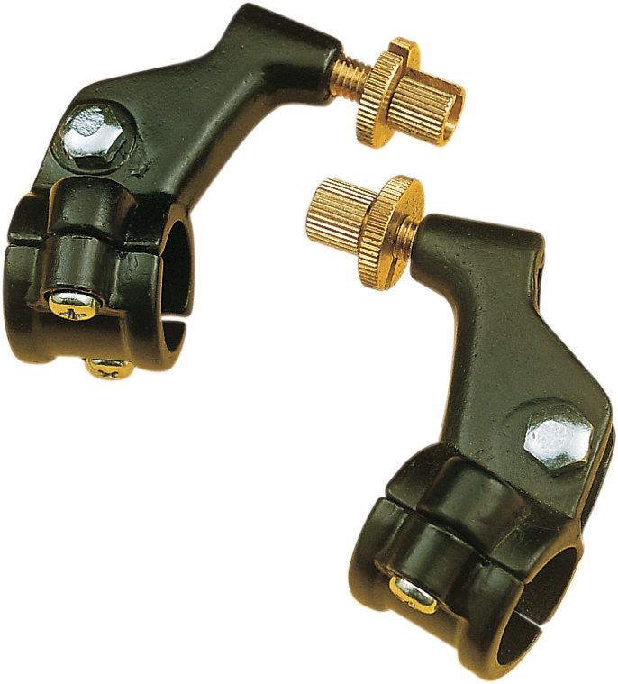 Parts Unlimited Two-Piece Black Lever Holder