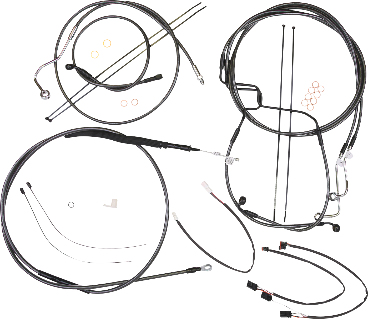 Magnum Shielding Black Pearl Designer Handlebar Installation Kit