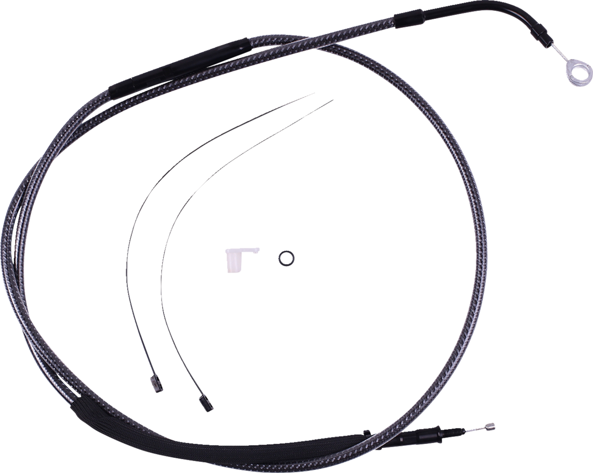 Magnum Shielding High-Efficiency Polished KARBONFIBR Clutch Cable