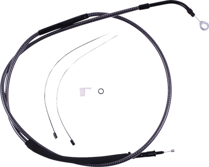 Magnum Shielding High-Efficiency Polished KARBONFIBR Clutch Cable