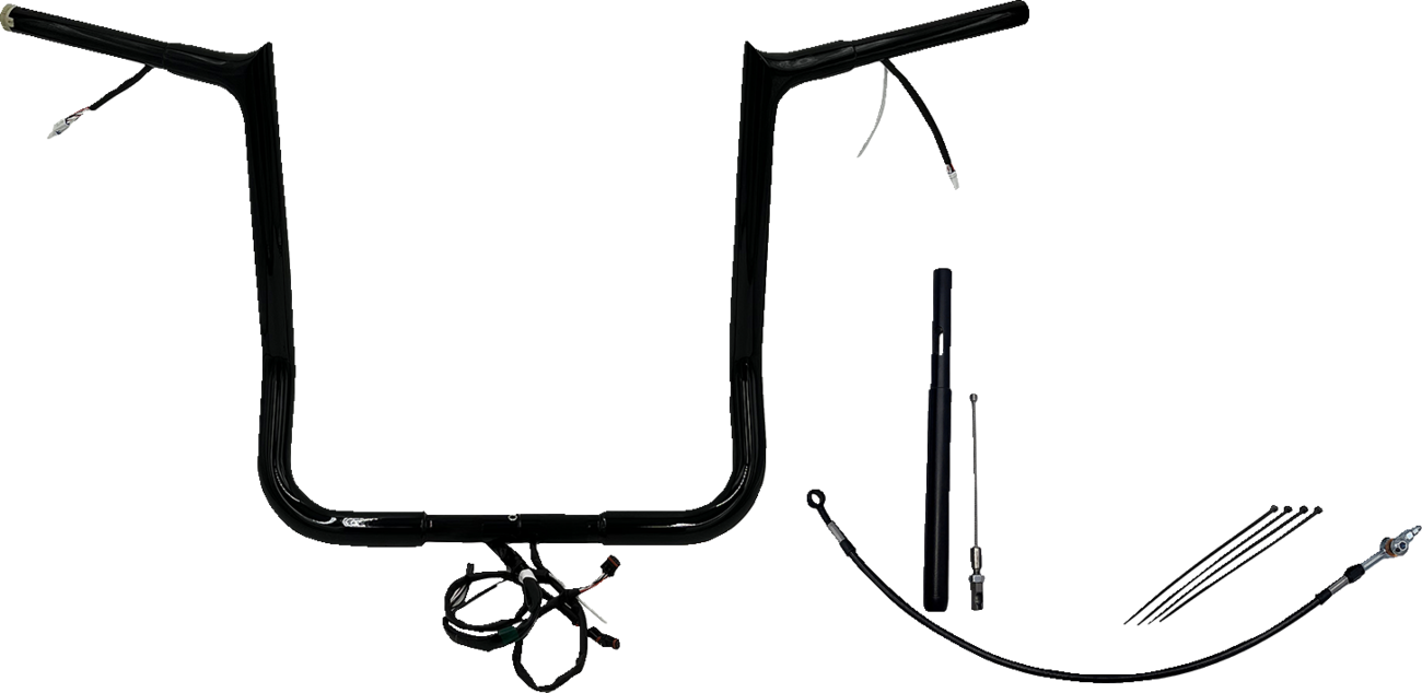 Fat Baggers Inc. EZ Install Wired 1-1/2" Flat Top Handlebar Kit