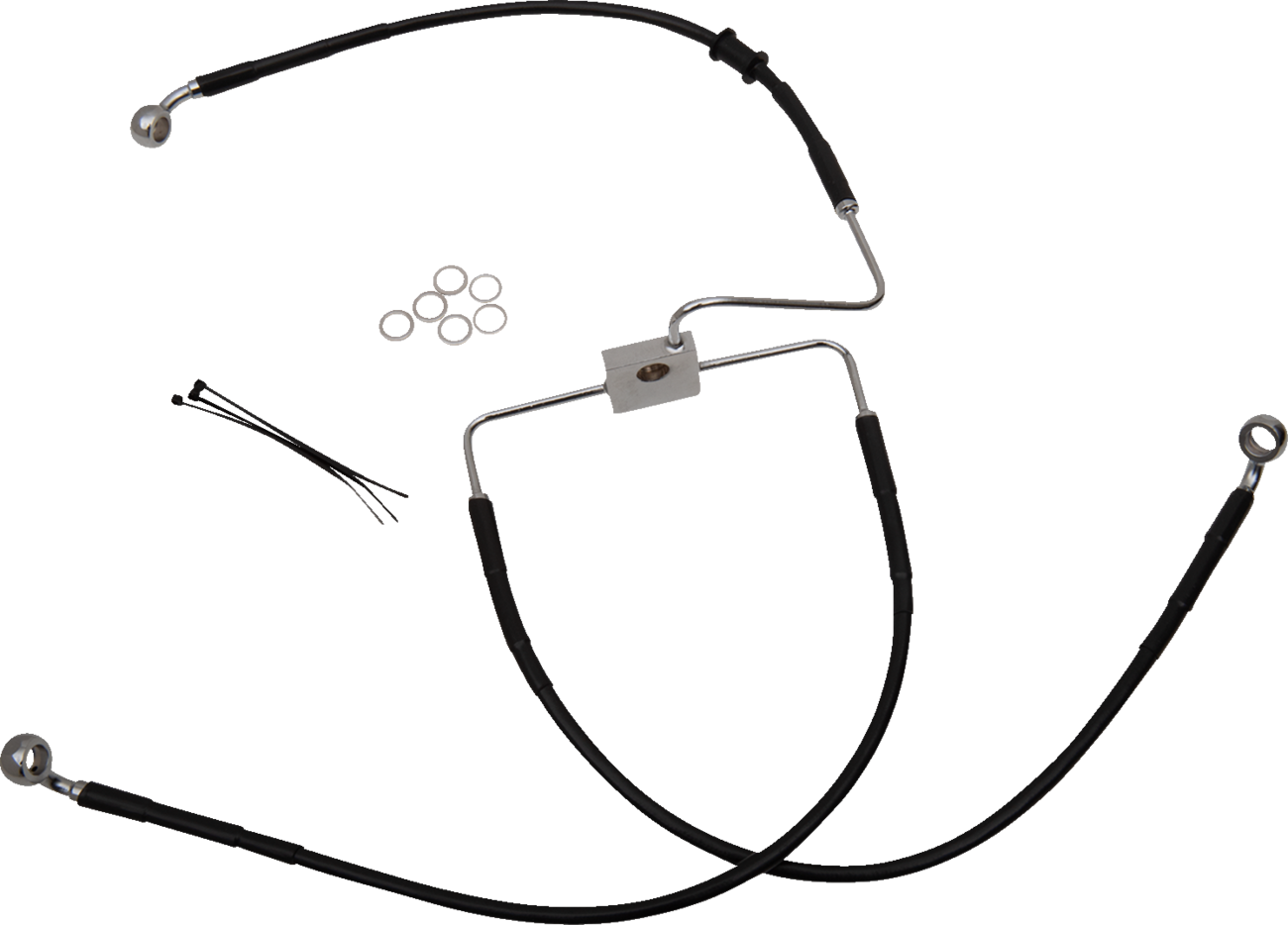 Drag Specialties Stainless Steel Brake Line Kit
