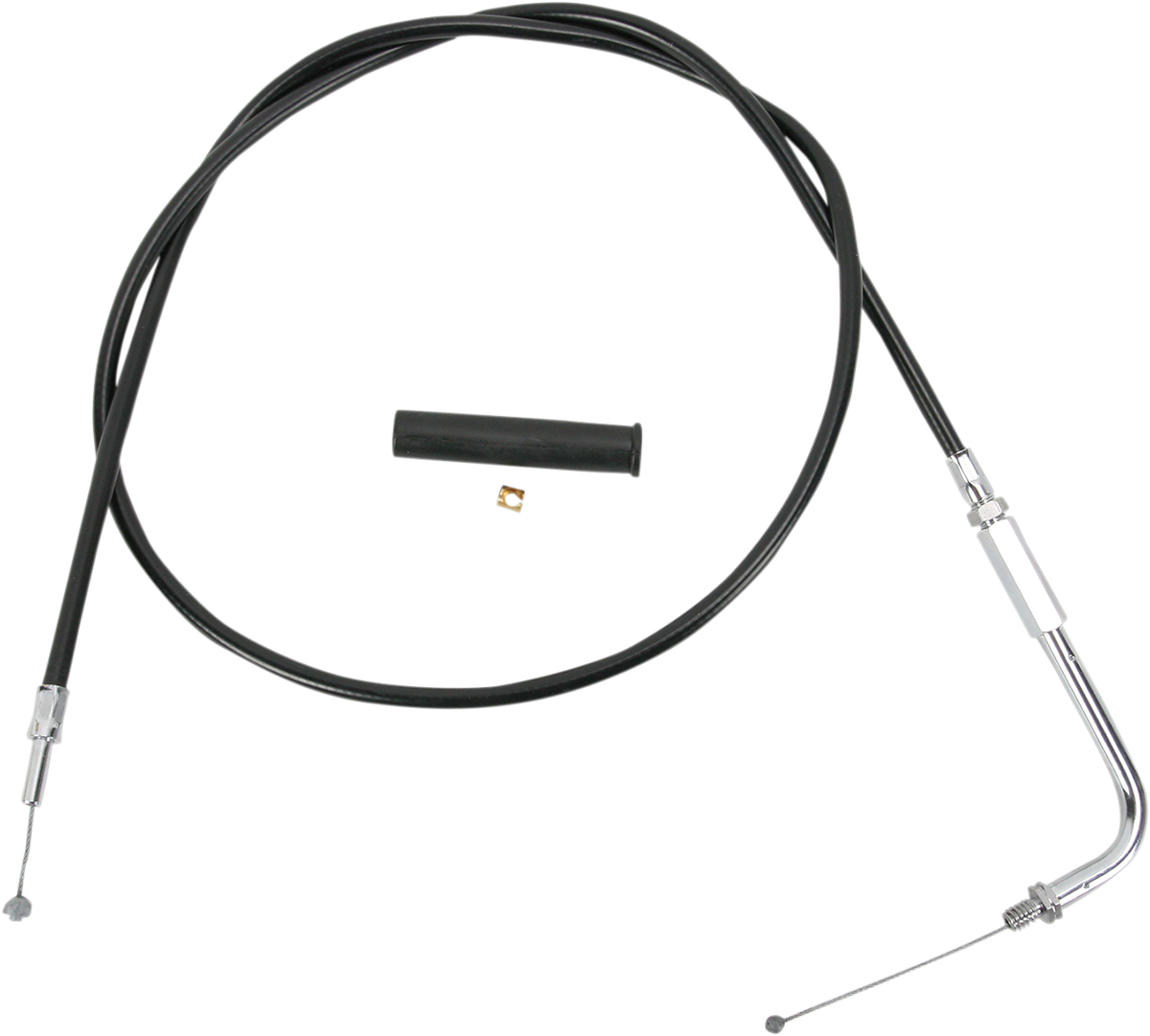 Drag Specialties Black Vinyl Throttle Cable