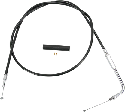 Drag Specialties Black Vinyl Throttle Cable