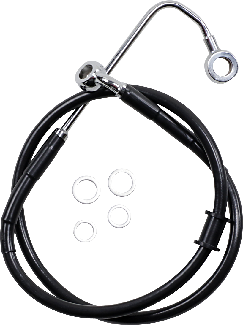 Drag Specialties Extended Length Stainless Steel Brake Line