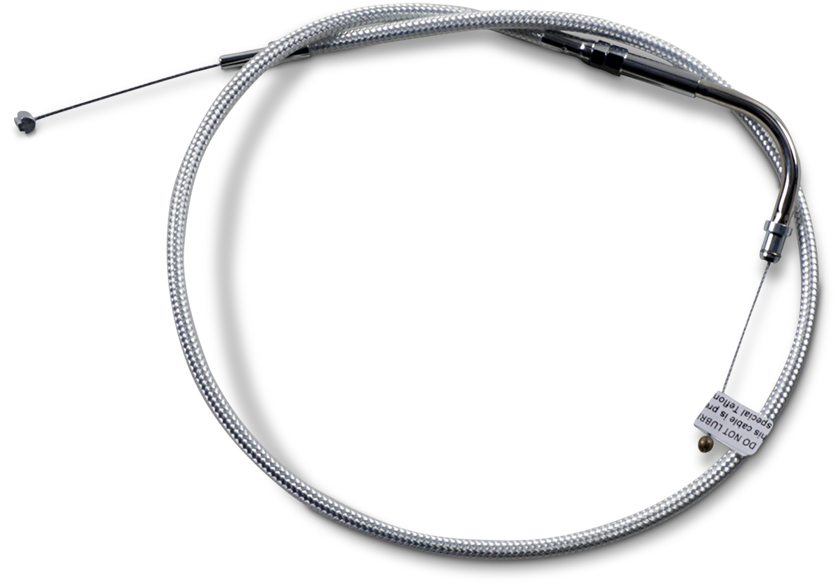 Magnum Shielding Sterling Chromite II Braided Throttle Cable for Harley-Davidson