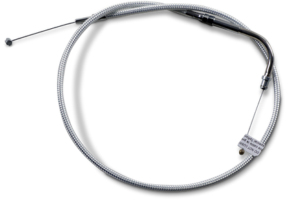 Magnum Shielding Sterling Chromite II Braided Throttle Cable for Harley-Davidson