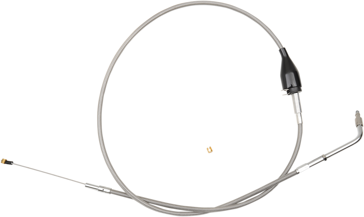 LA Choppers Stainless Braided Handlebar Idle Cable