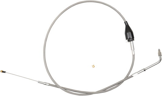 LA Choppers Stainless Braided Handlebar Idle Cable
