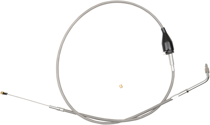 LA Choppers Stainless Braided Handlebar Idle Cable