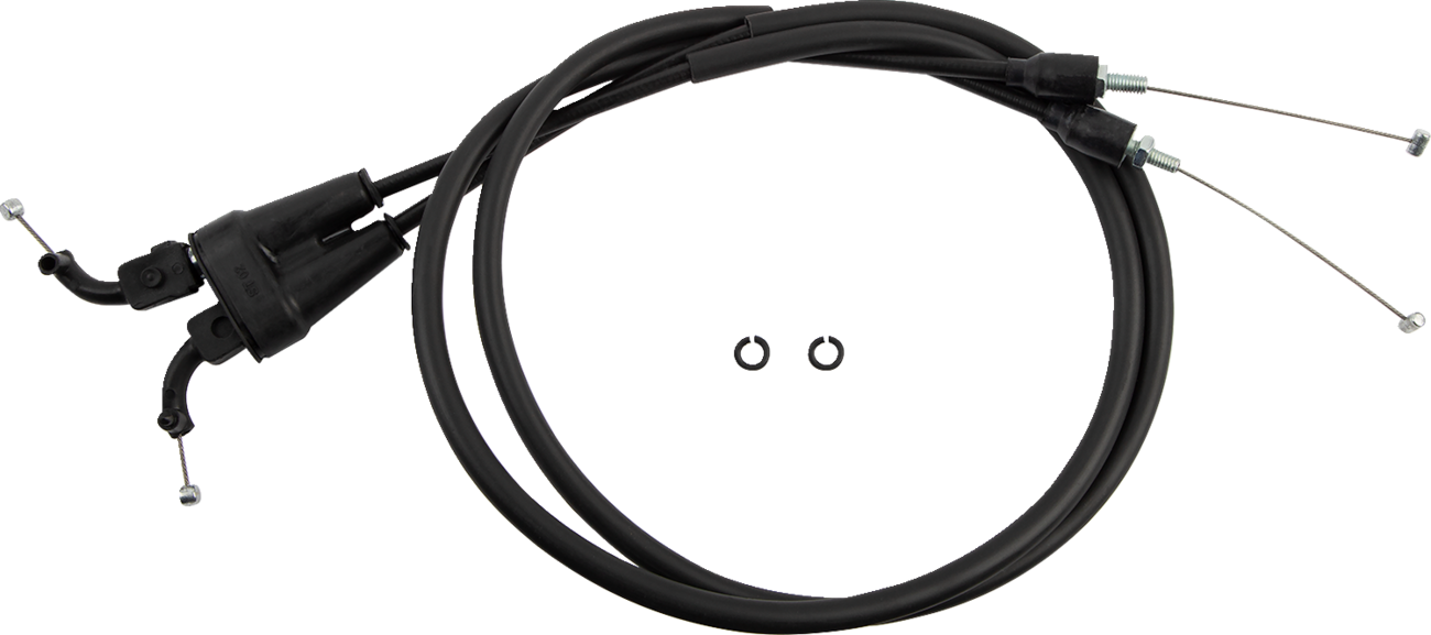 Moose Offroad Black Vinyl Throttle Cable