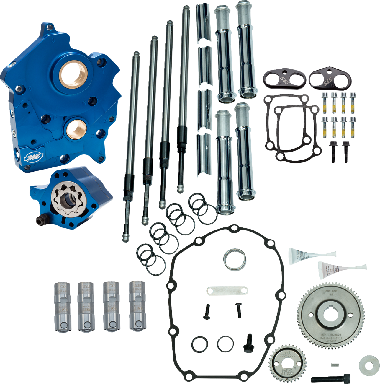 S&S Cycle Cam Chest Kit without Cams for Gear Drive M8