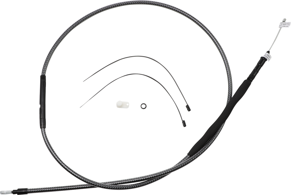 Magnum Shielding High-Efficiency Polished KARBONFIBR Clutch Cable
