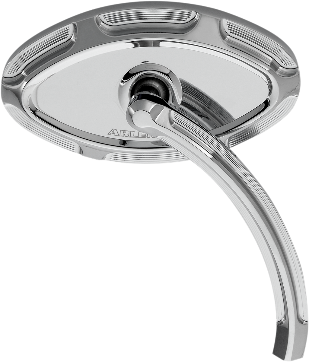 Arlen Ness Beveled Short Stem Cat Eye Mirror