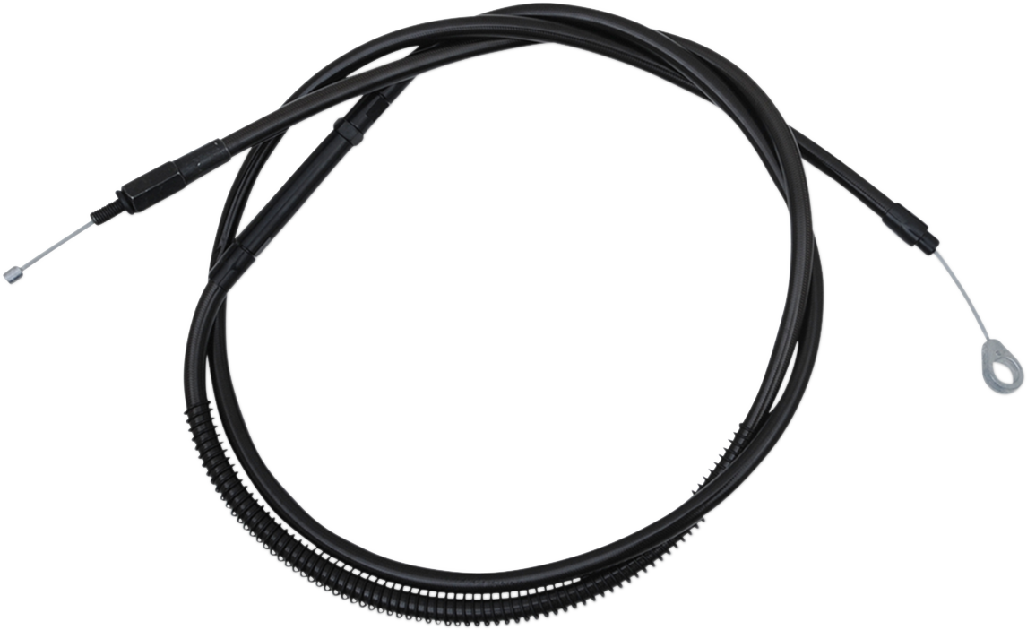 LA Choppers Midnight Braided Clutch Cable