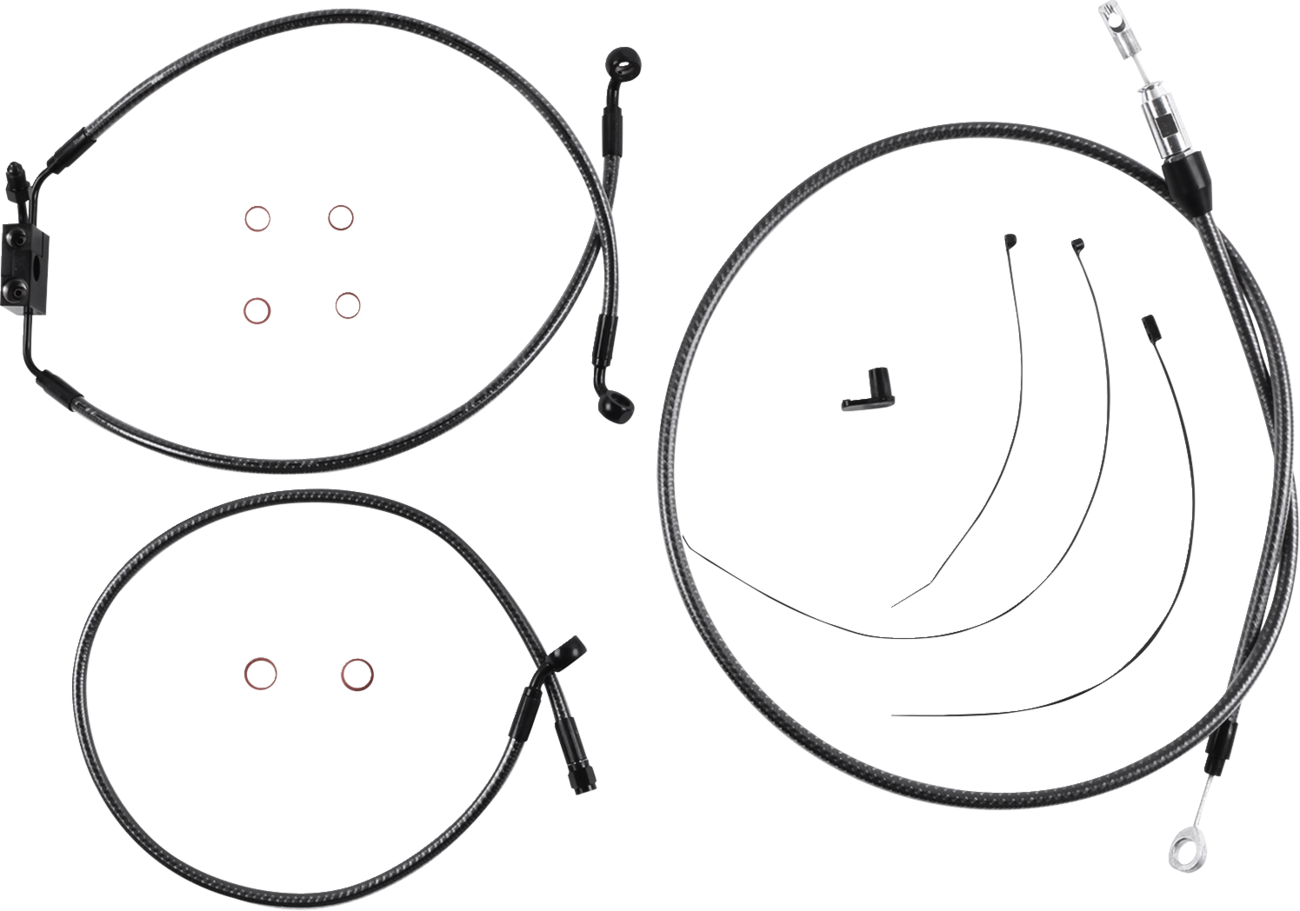 Magnum Shielding KARBONFIBR Designer Handlebar Installation Kit