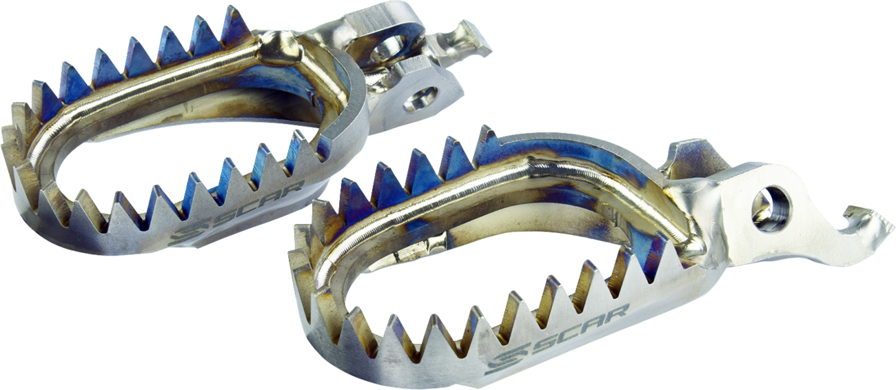 Scar Racing Anti-Mud Foot Pegs