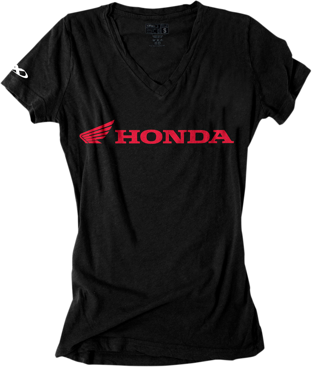 Factory Effex Women's Honda V Neck T Shirt